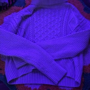 Abercrombie Kids Purple Knit Sweater